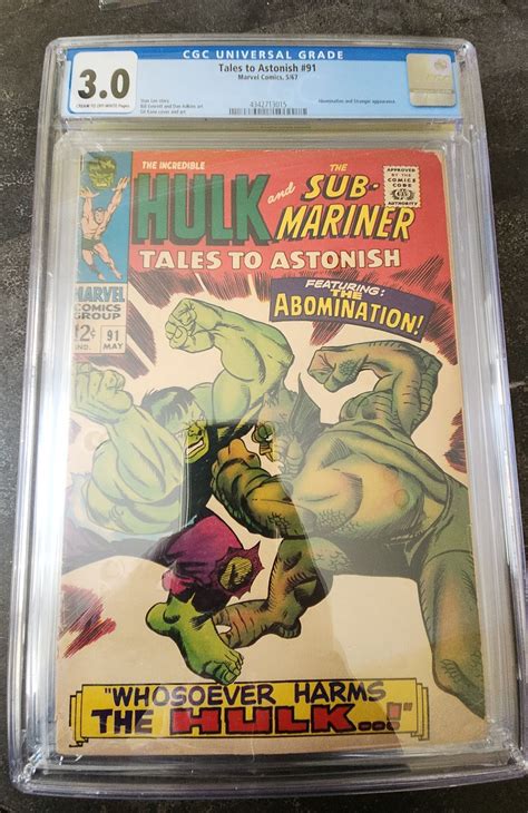 Tales To Astonish Cgc Comic Books Silver Age Marvel