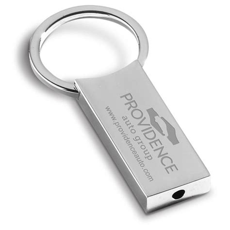 Promotional Geneva Laser Engraved Metal Keyholder