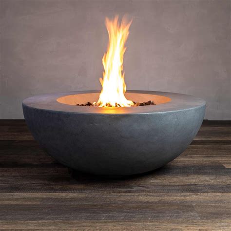 Concrete Round Fire Pit Natural Gas Or Propane Starfire Designs Starfire Direct Diy Fire