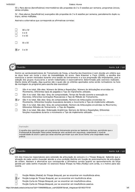 SIMULADO METODOLOGIA DO TREINAMENTO NEUROMUSCULAR Metodologia Do