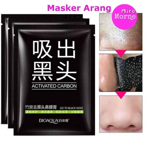 BIOAQUA Blackhead Peel Off Removal Activated Carbon Bamboo Charcoal