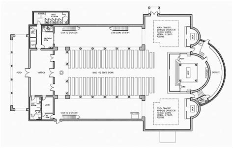 Parts Of A Church Building Diagram Church Architecture Termi