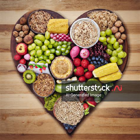 image healthy food fruit vegetables grains ai generated image