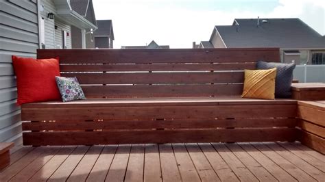 Albert Blog How To Build Space Saving Deck Benches For A Small Deck