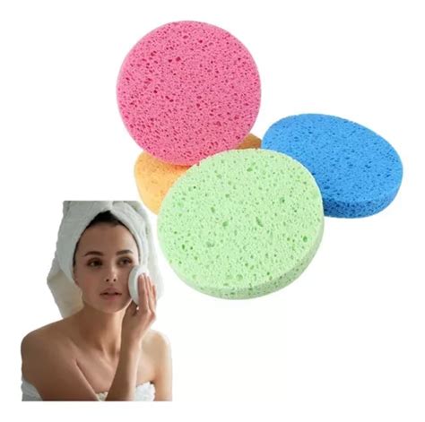 Esponja De Celulosa Para Limpieza Exfoliante Facial 6 Piezas MercadoLibre