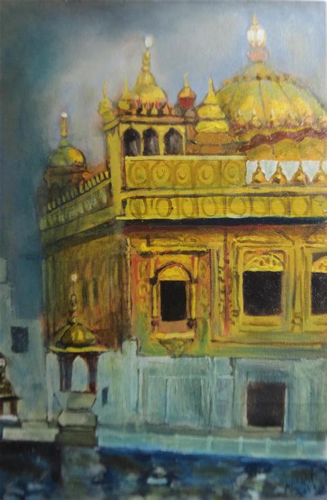 Golden Temple Painting at PaintingValley.com | Explore collection of ...