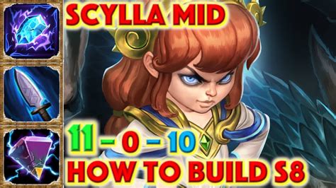 SMITE HOW TO BUILD SCYLLA Scylla Mid Build Season 8 Conquest How To