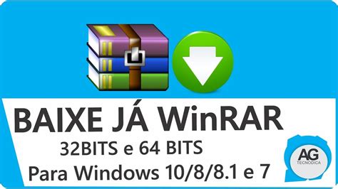 Como Baixar E Instalar Winrar Pt Br Bits E Bits Youtube