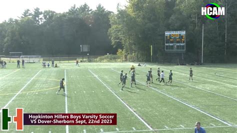 Hopkinton Hillers Boys Varsity Soccer Vs Dover Sherborn Blue Raiders