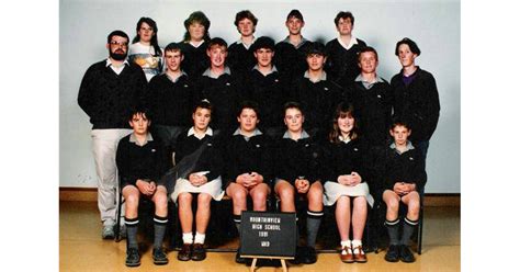 School Photo 1990s Mountainview High School Timaru Mad On New