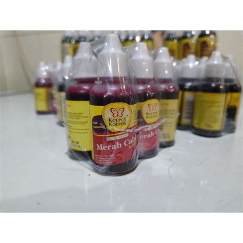 Jual Koepoe Koepoe Kupu Kupu Pewarna Makanan Merah Cabe 30 Ml Koe Poe