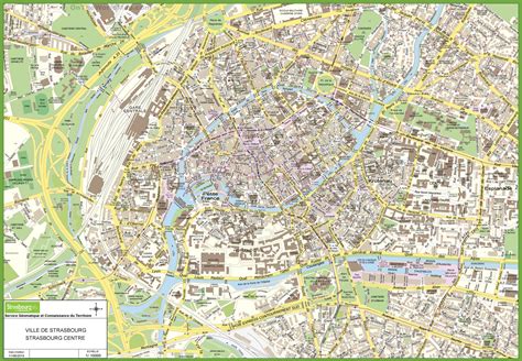 Plan Touristique De Strasbourg Cts