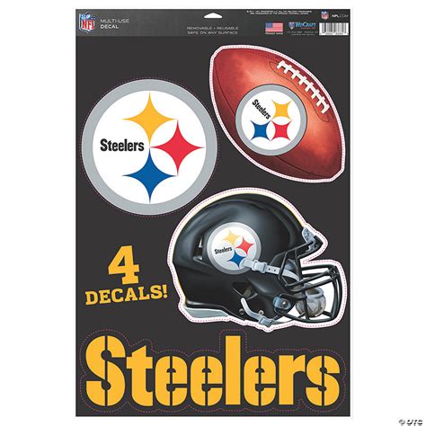 NFL® Pittsburgh Steelers™ Window Decals | Oriental Trading