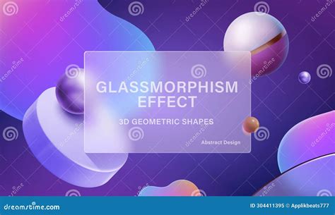 Glassmorphism Background Gradient Wave Line With Realistic Frame Glass Morphism Effect For