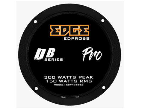 Автоакустика EDGE EDPRO6B-E6 - купить с доставкой по выгодным ценам в ...
