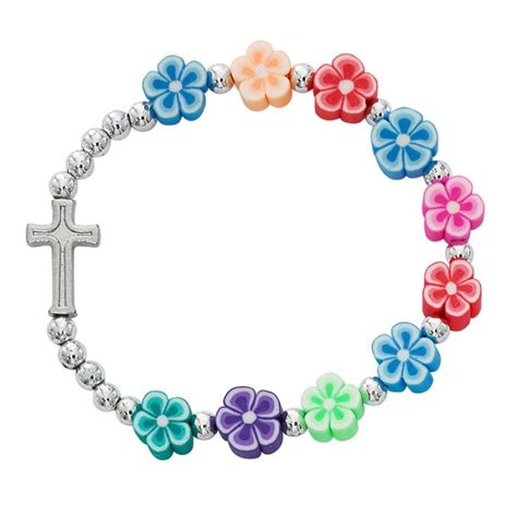 Multi Color Rosary Bracelet Leaflet Missal