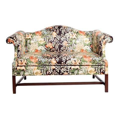 Vintage Mid Century Floral Loveseat | Chairish