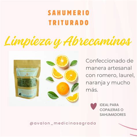 Sahumerio Limpieza Y Abrecaminos AVALON MEDICINA SAGRADA