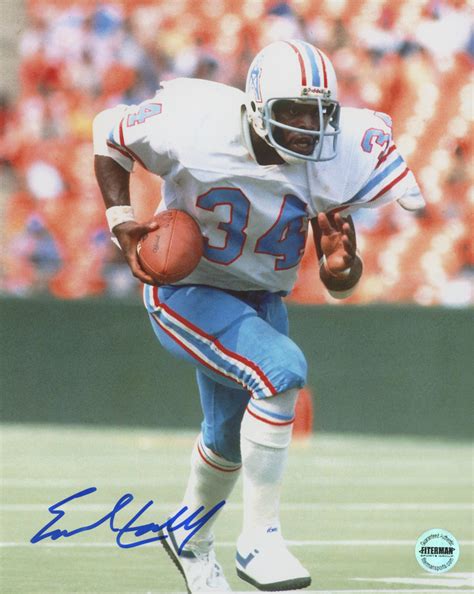 Earl Campbell Signed Oilers 8x10 Photo Fiterman Sports Hologram