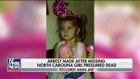 Arrest Made After Missing North Carolina Girl Presumed Dead