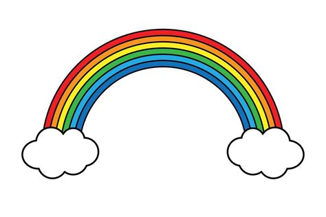 Cartoon magic rainbow for kids 22730060 Vector Art at Vecteezy