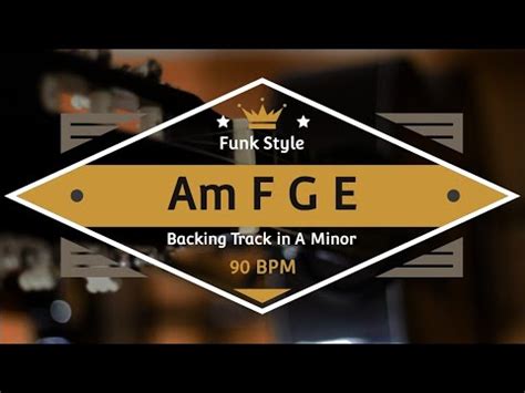 Music Backing Track In A Minor Chord Progression Backing Track Am F G