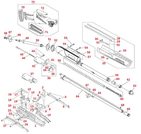 Benelli M2 Parts Diagram