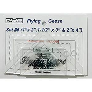 Bloc Loc Flying Geese Set Bloc Loc Quilting Ruler Fabric Patch