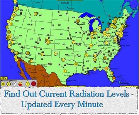 Find Out Current Radiation Levels National Radiation Map Updated