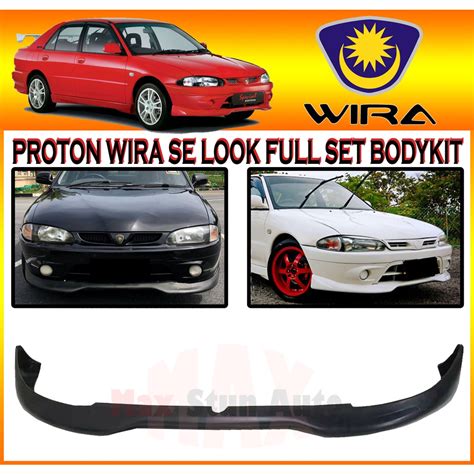 PROTON WIRA SEDAN SALOON AEROBACK SATRIA PUTRA SE LOOK FULL SET BODYKIT