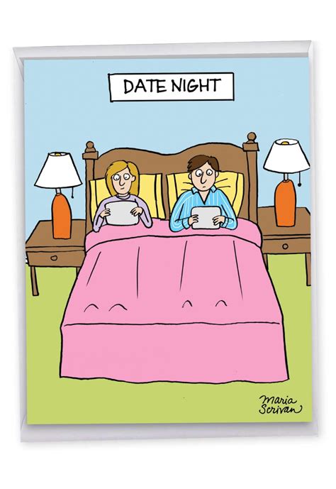 1 Large Funny Anniversary Greeting Card (8.5 x 11 Inch) - Date Night Anniversary Card J9667 ...