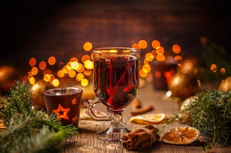 Premium Photo Hot Wine With Spices