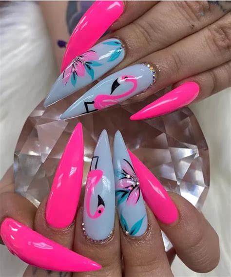 50+ Pink Flamingo Nail Designs (2024) - TailoringinHindi