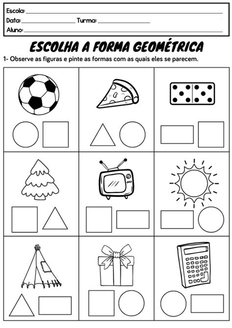 Bauzinho Da Web Ba Da Web Atividades Sobre Figuras Geom Tricas