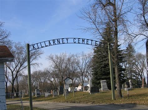 Killarney Cemetery dans Killarney Manitoba Cimetière Find a Grave