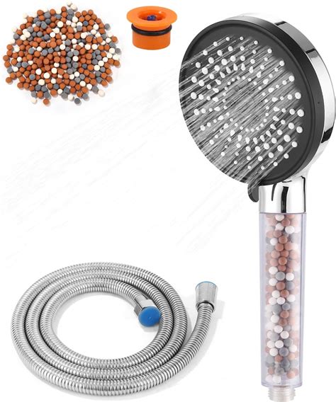 Pommeau De Douche Avec 6 Modes Filtre Economie Deau 1 5m Conduites D