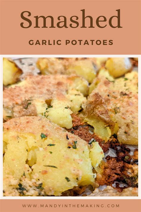 Smashed Garlic Potatoes — Mandy In The Making Meals And More On Youtube