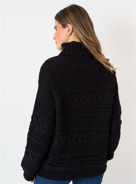 Ripley Sweater Pepe Jeans Trenzado Cuello Alto