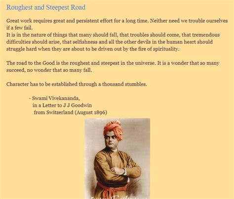 Roughest And Steepest Road Saints Of India Swami Vivekananda Quotes