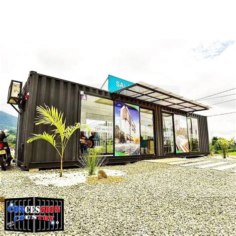 Modern Modular Retail Shipping Container Shops And Kiosk Container Shop