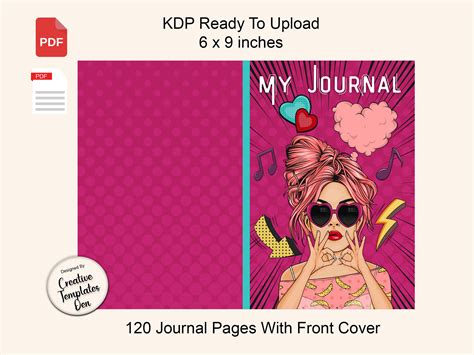 PopArt KDP Complete Notebook Graphic By Creative Templates Den