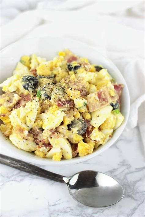 Bacon and Egg Salad - A Clean Plate