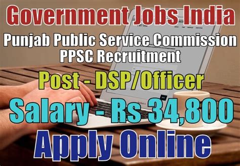 Ppsc Recruitment 2018 For 67 Dsp Posts Apply Quickly Government Jobs India Jobsgovind