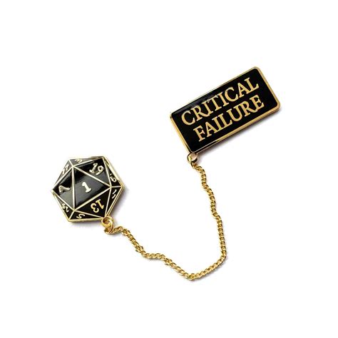 Critical Failure (2 Pin Set) – Yesterdays