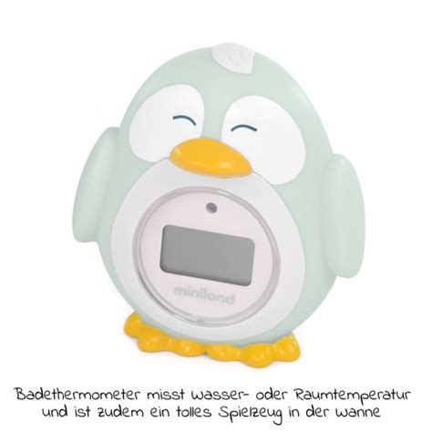 Miniland - 4-tlg. Thermometer-Set - Mint - Babyartikel.de