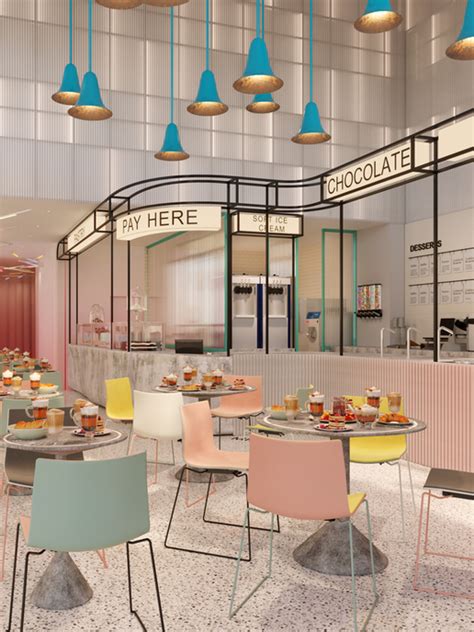 A Playful Ice Cream Parlour By Bishop Design That Were Really Sweet On