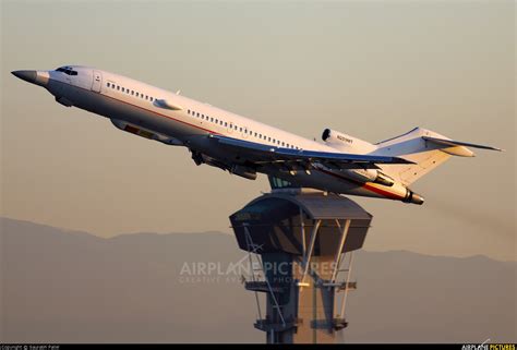 N289mt Raytheon Flight Test Operations Boeing 727 200 Adv At Los