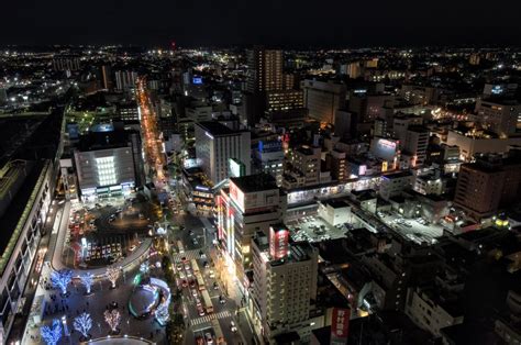 福島県郡山市夜景 Ganref