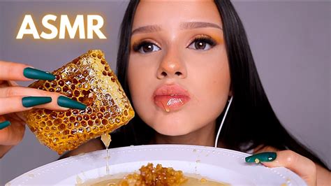 ASMR COMIENDO PANAL DE MIEL YouTube