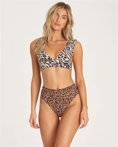 Wild Waves Bas De Bikini Coupe High Pour Femme Billabong